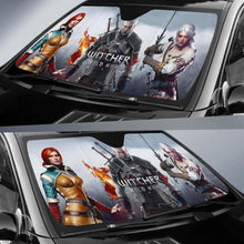 Load image into Gallery viewer, Geralt Ciri &amp; Triss Car Sun Shades The Witcher 3: Wild Hunt Universal Fit 051012 - CarInspirations