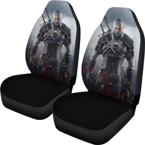 Geralt Of Rivia The Witcher Movie Seat Covers Amazing Best Gift Ideas 2020 Universal Fit 090505 - CarInspirations