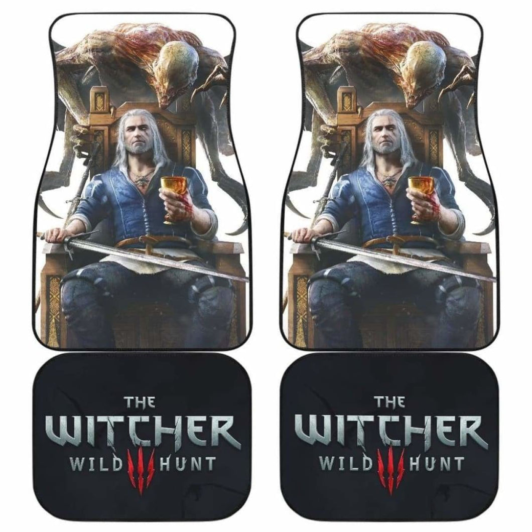 Geralt The Witcher 3: Wild Hunt Car Floor Mats Gaming 3D Universal Fit 051012 - CarInspirations