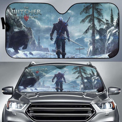 Geralt The Witcher 3: Wild Hunt Game Car Sun Shades Universal Fit 051012 - CarInspirations