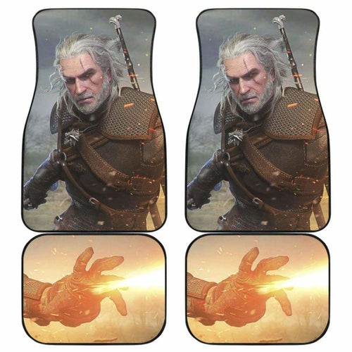 Geralt The Witcher 3: Wild Hunt Game Fan Gift Car Floor Mats Universal Fit 051012 - CarInspirations
