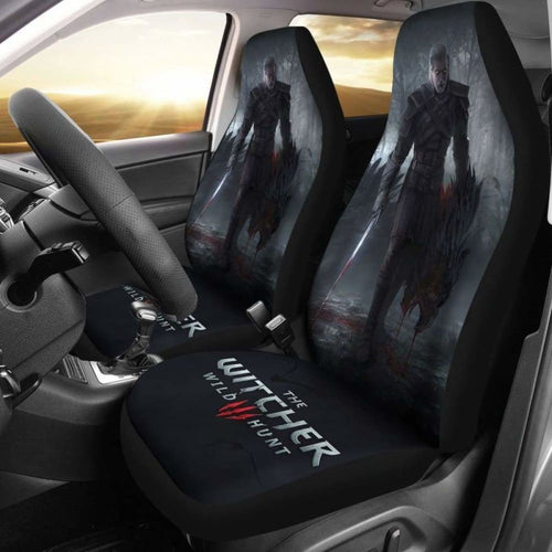Geralt The Witcher 3: Wild Hunt Game Fan Gift Car Seat Covers Universal Fit 051012 - CarInspirations