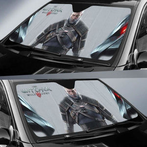 Geralt The Witcher 3: Wild Hunt Gaming 3D Car Sun Shades Universal Fit 051012 - CarInspirations