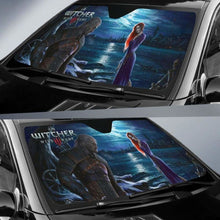 Load image into Gallery viewer, Geralt &amp; Triss Car Sun Shades The Witcher 3: Wild Hunt Game Universal Fit 051012 - CarInspirations