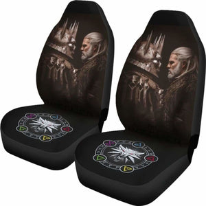 Geralt Vs Eredin The Witcher Car Seat Covers Universal Fit 051012 - CarInspirations