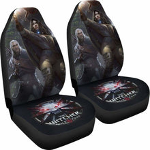 Load image into Gallery viewer, Geralt &amp; Yennefer Car Seat Covers The Witcher 3: Wild Hunt Game Universal Fit 051012 - CarInspirations