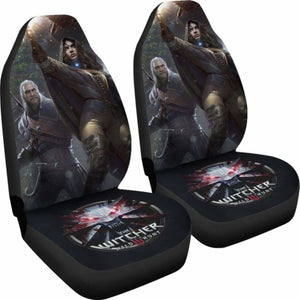 Geralt & Yennefer Car Seat Covers The Witcher 3: Wild Hunt Game Universal Fit 051012 - CarInspirations