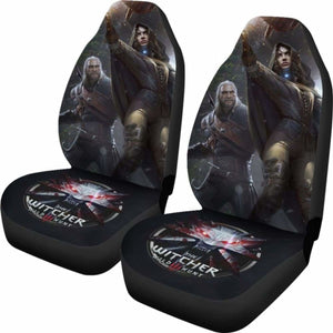 Geralt & Yennefer Car Seat Covers The Witcher 3: Wild Hunt Game Universal Fit 051012 - CarInspirations
