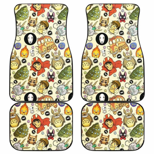 Ghibli Studio Car Floor Mats 1 Universal Fit - CarInspirations