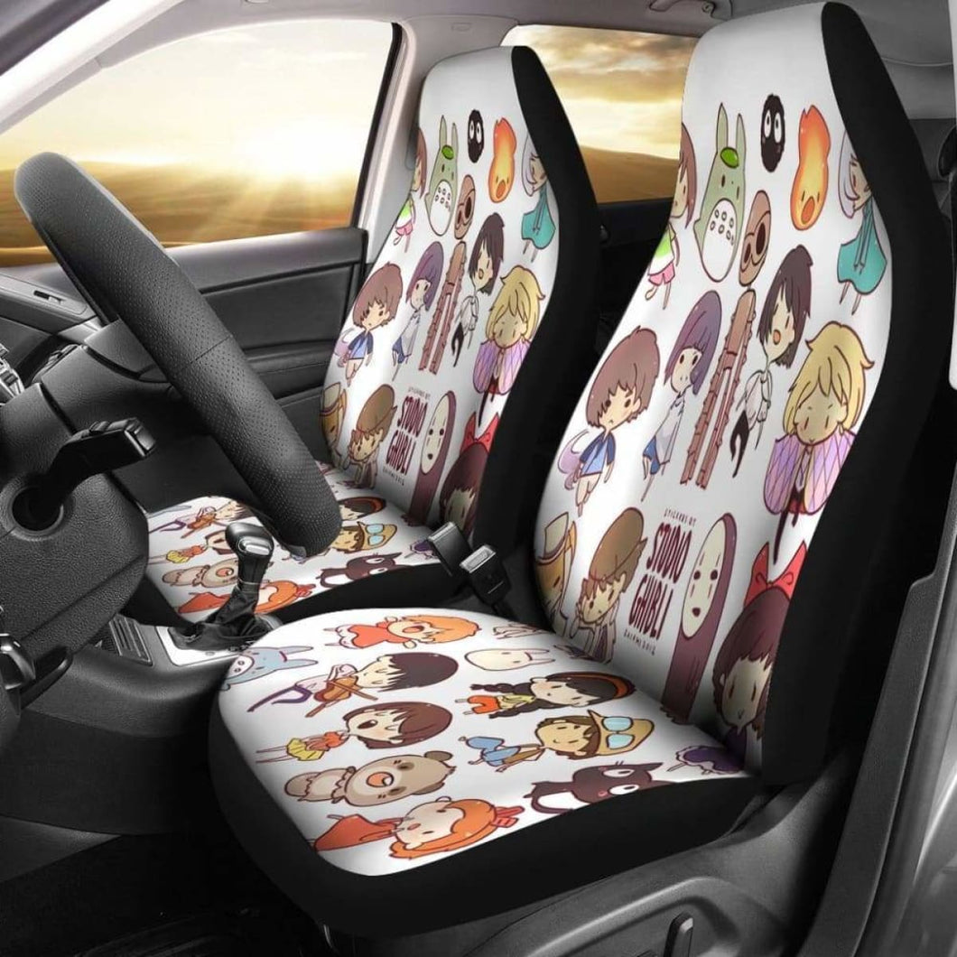 Ghibli Studio Chibi Car Seat Covers Universal Fit 051012 - CarInspirations