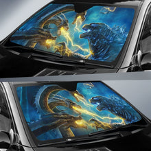 Load image into Gallery viewer, Ghidorah Vs Godzilla Hd Sun Shade amazing best gift ideas 2020 Universal Fit 174503 - CarInspirations