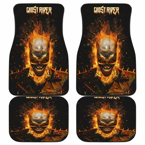 Ghost Rider Car Floor Mats Universal Fit - CarInspirations