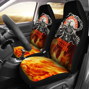 Ghost Rider Car Seat Covers (Set Of 2) Universal Fit 225721 - CarInspirations