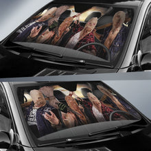 Load image into Gallery viewer, Ghoul Band Car Auto Sun Shade Funny Gift For Metal Rock Fan Universal Fit 174503 - CarInspirations