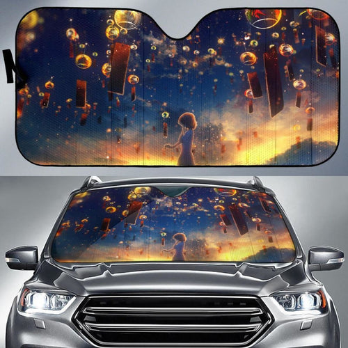Girly Dream Fantasy Surreal Anime Girl Hd Car Sun Shade Universal Fit 225311 - CarInspirations