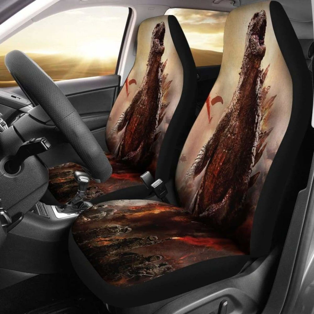 Godzilla 2019 Car Seat Covers 1 Universal Fit 051012 - CarInspirations