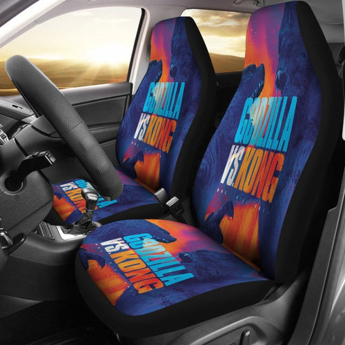 Godzilla King Kong 2020 Seat Covers Amazing Best Gift Ideas 2020 Universal Fit 090505 - CarInspirations
