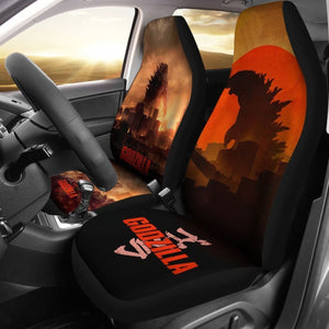 Godzilla Pacific Rim Car Seat Covers Lt04 Universal Fit 225721 - CarInspirations