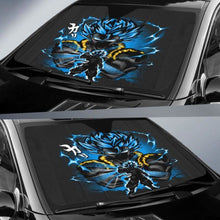 Load image into Gallery viewer, Gogeta Blue Dragon Ball Auto Sun Shades 918b Universal Fit - CarInspirations
