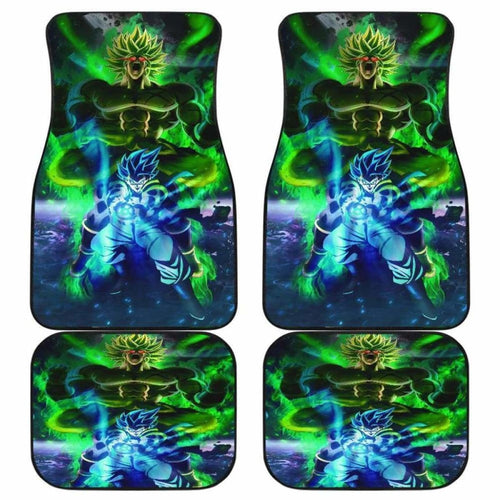 Gogeta Blue Vs Broly Car Floor Mats Universal Fit - CarInspirations