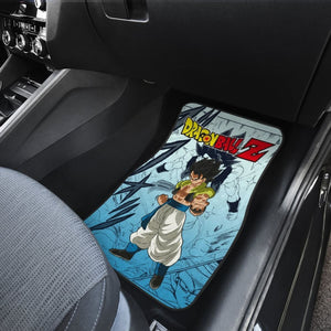 Gogeta Bue Dragon Ball Z Car Floor Mats Manga Mixed Anime Blue Funny Universal Fit 175802 - CarInspirations