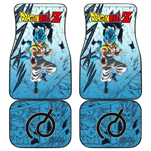 Gogeta Bue Dragon Ball Z Car Floor Mats Manga Mixed Anime Cool Universal Fit 175802 - CarInspirations