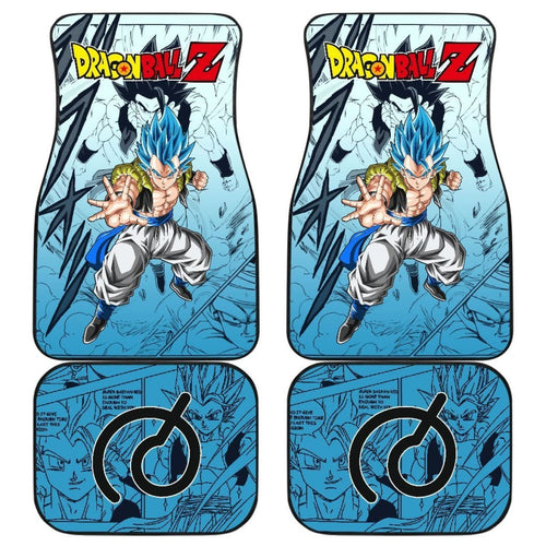 Gogeta Bue Dragon Ball Z Car Floor Mats Manga Mixed Anime Universal Fit 175802 - CarInspirations