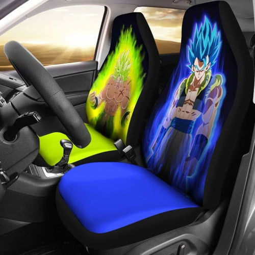 Gogeta Ssj Blue Vs Broly Car Seat Covers Universal Fit 051012 - CarInspirations