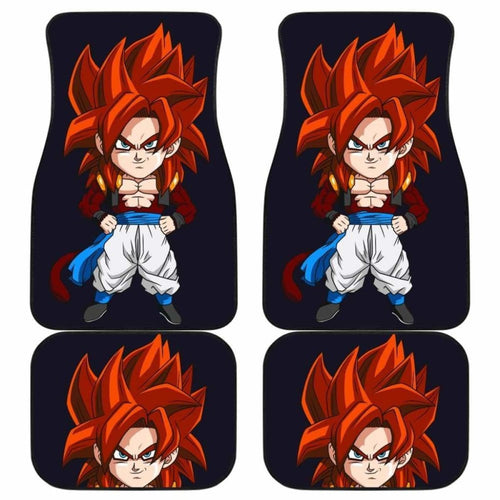 Gogeta SSJ4 Chibi Car Floor Mats Universal Fit - CarInspirations