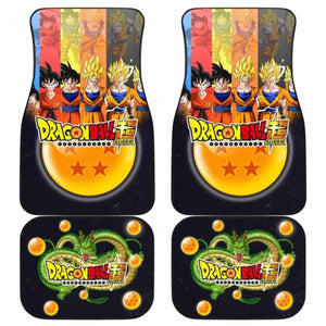 Goku All Forms Car Floor Mats Universal Fit 051012 - CarInspirations