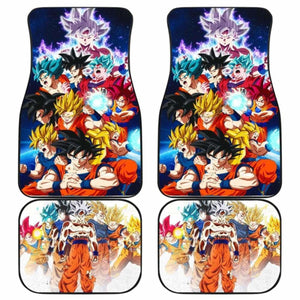 Goku All Transformations Car Floor Mats Universal Fit - CarInspirations