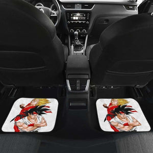 Goku And Vegeta Street Fighter Car Floor Mats Universal Fit - CarInspirations