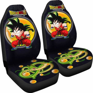 Goku Angry Shenron Dragon Ball Anime Car Seat Covers 2 Universal Fit 051012 - CarInspirations