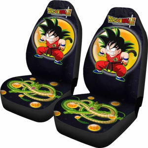 Goku Angry Shenron Dragon Ball Anime Car Seat Covers 2 Universal Fit 051012 - CarInspirations