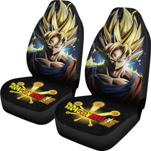 Goku Art Dragon Ball Car Seat Covers Manga Fan Gift Universal Fit 103530 - CarInspirations