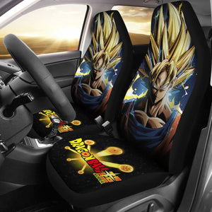 Goku Art Dragon Ball Car Seat Covers Manga Fan Gift Universal Fit 103530 - CarInspirations