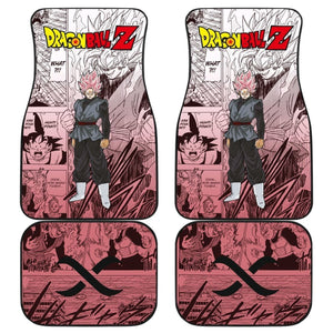 Goku Black Rose Dragon Ball Z Car Floor Mats Manga Mixed Anime Fantastic Universal Fit 175802 - CarInspirations