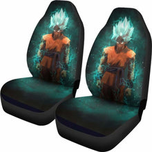 Load image into Gallery viewer, Goku Blue Car Seat Covers 4 Universal Fit - CarInspirations