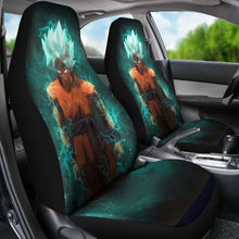 Load image into Gallery viewer, Goku Blue Car Seat Covers 4 Universal Fit - CarInspirations