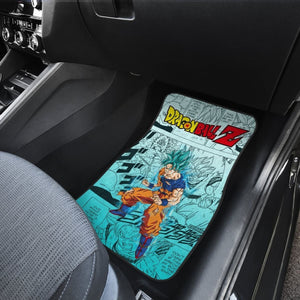 Goku Blue Characters Dragon Ball Z Car Floor Mats Manga Mixed Anime Universal Fit 175802 - CarInspirations