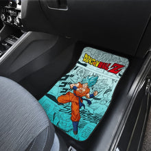 Load image into Gallery viewer, Goku Blue Dragon Ball Z Car Floor Mats Manga Mixed Anime Cool Universal Fit 175802 - CarInspirations