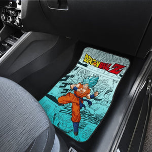 Goku Blue Dragon Ball Z Car Floor Mats Manga Mixed Anime Cool Universal Fit 175802 - CarInspirations