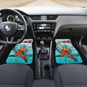 Goku Blue Dragon Ball Z Car Floor Mats Manga Mixed Anime Cool Universal Fit 175802 - CarInspirations