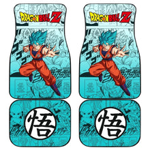 Load image into Gallery viewer, Goku Blue Dragon Ball Z Car Floor Mats Manga Mixed Anime Universal Fit 175802 - CarInspirations