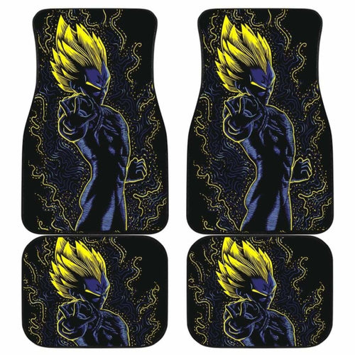 Goku Car Floor Mats 1 Universal Fit - CarInspirations