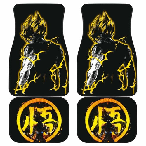 Goku Car Floor Mats 4 Universal Fit - CarInspirations
