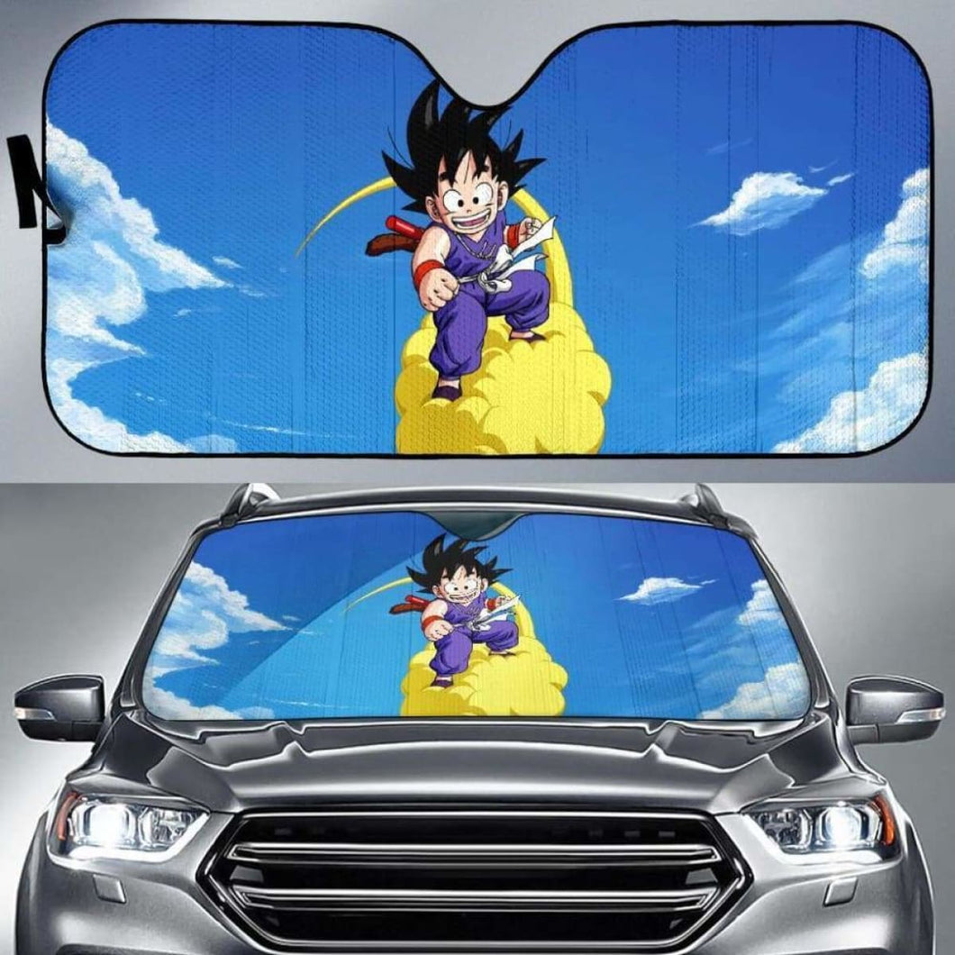 Goku Car Sun Shade 918b Universal Fit - CarInspirations