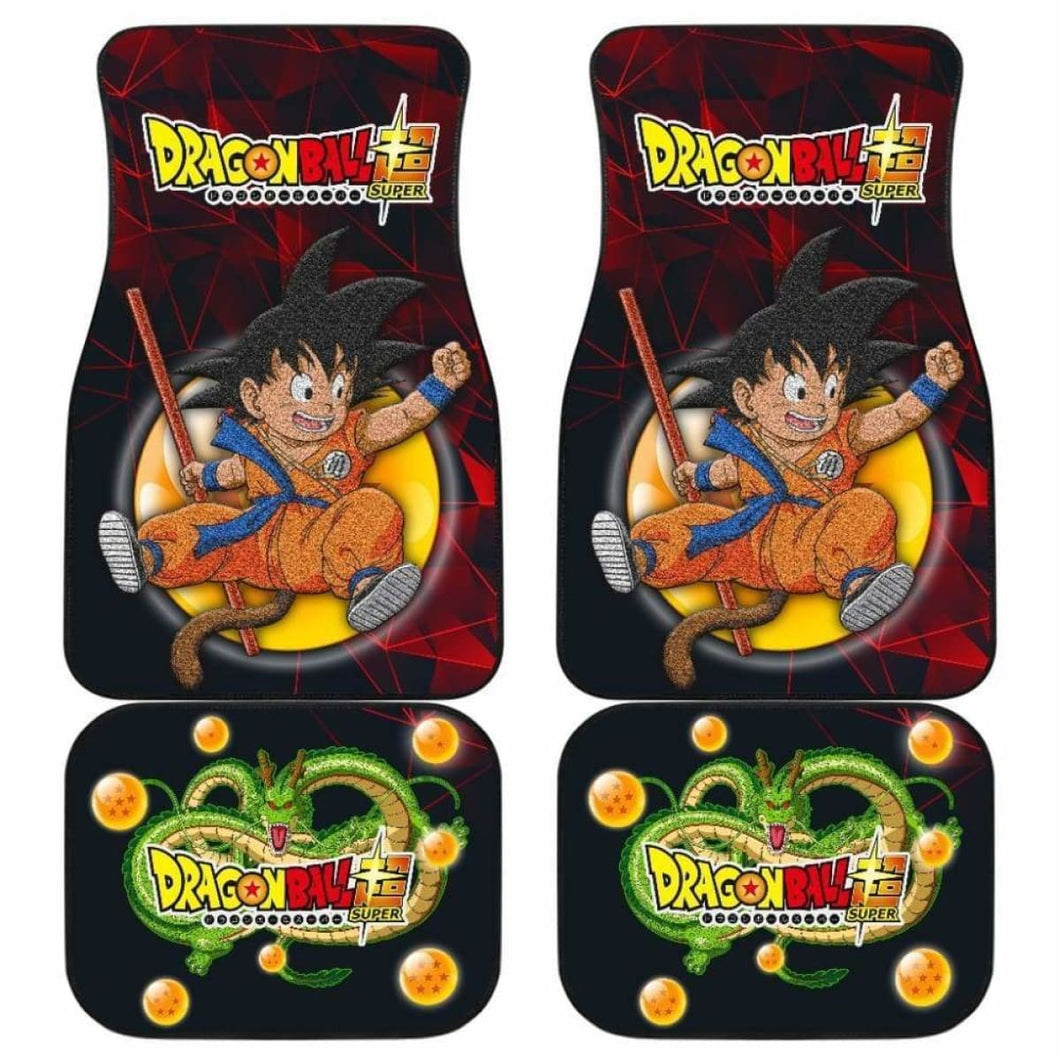 Goku Chico Anime Dragon Ball Car Floor Mats Universal Fit 051012 - CarInspirations