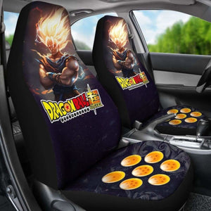 Goku Digital Art Dragon Ball Anime Car Seat Covers Universal Fit 051012 - CarInspirations