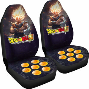 Goku Digital Art Dragon Ball Anime Car Seat Covers Universal Fit 051012 - CarInspirations